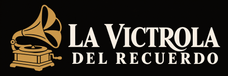 La Victrola del Recuerdo — logo con victrola dorada y nombre en marfil