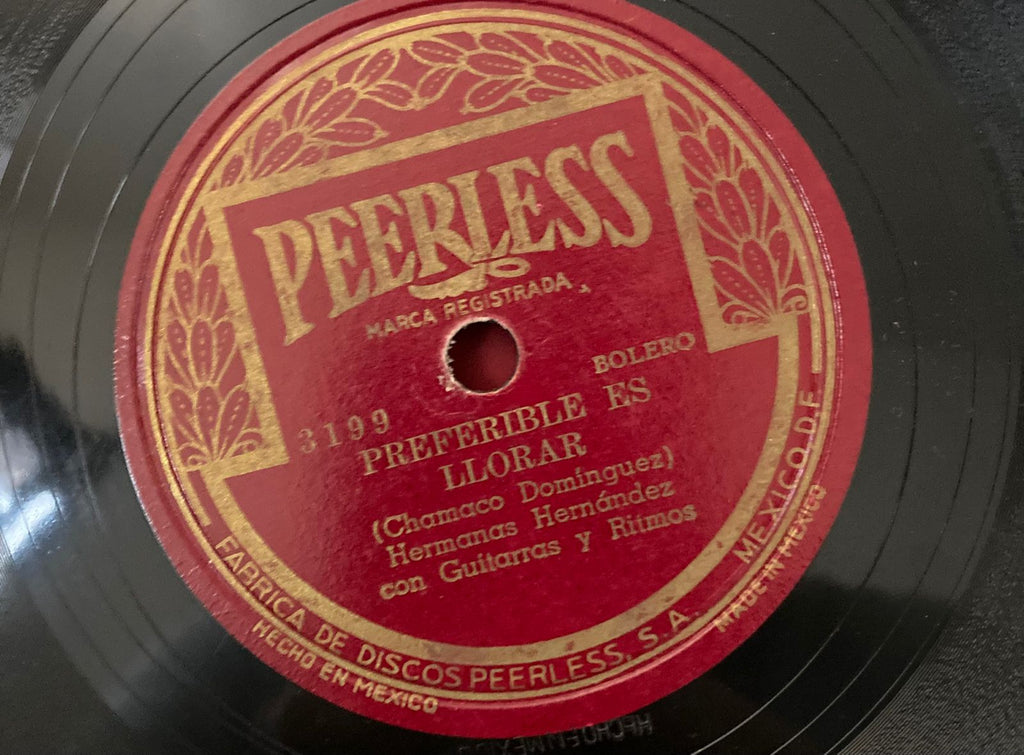 Hermanas Hernández — Preferible es llorar / Te quiero tanto — etiqueta del disco 3199 — foto 14