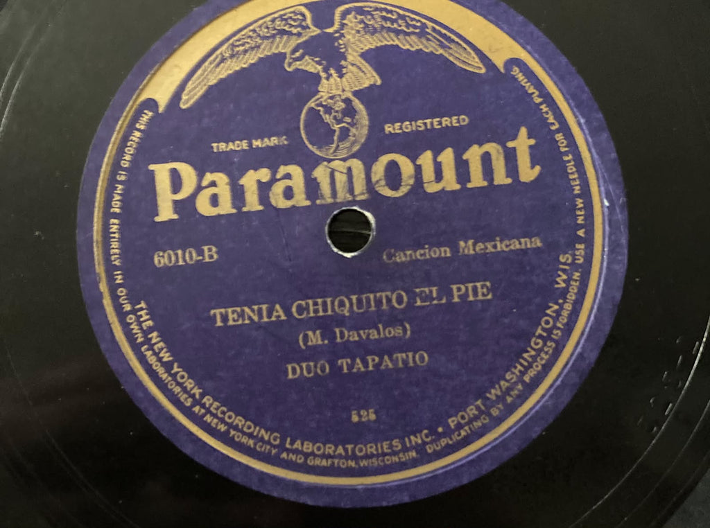 Dúo Tapatío — Celos / Tenía chiquito el pie — fotografía 2 del ejemplar disponible