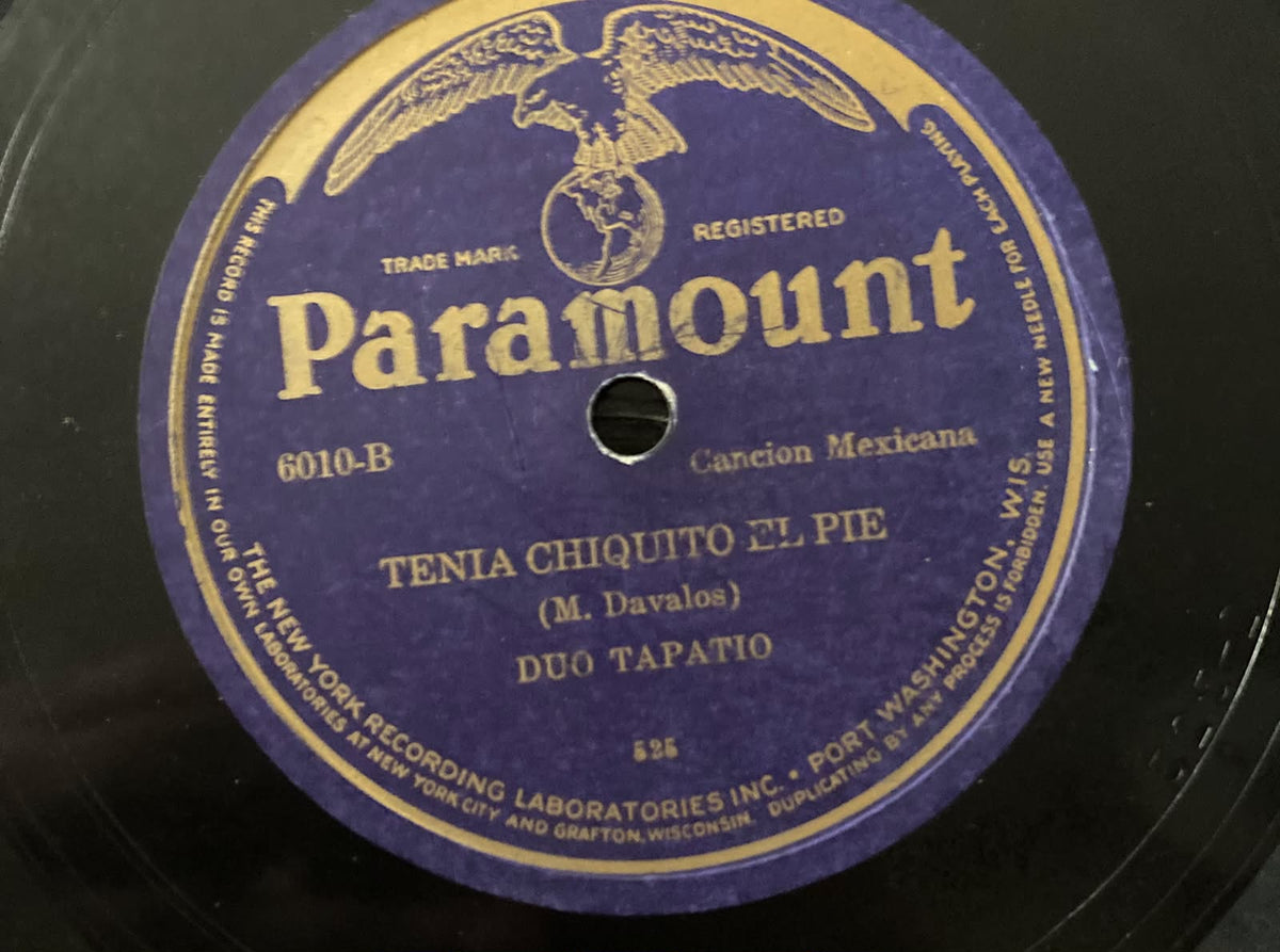 Dúo Tapatío — Celos / Tenía chiquito el pie — fotografía 2 del ejemplar disponible
